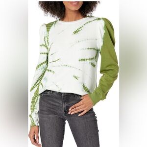 Puff-Sleeve Fleece Sweatshirt